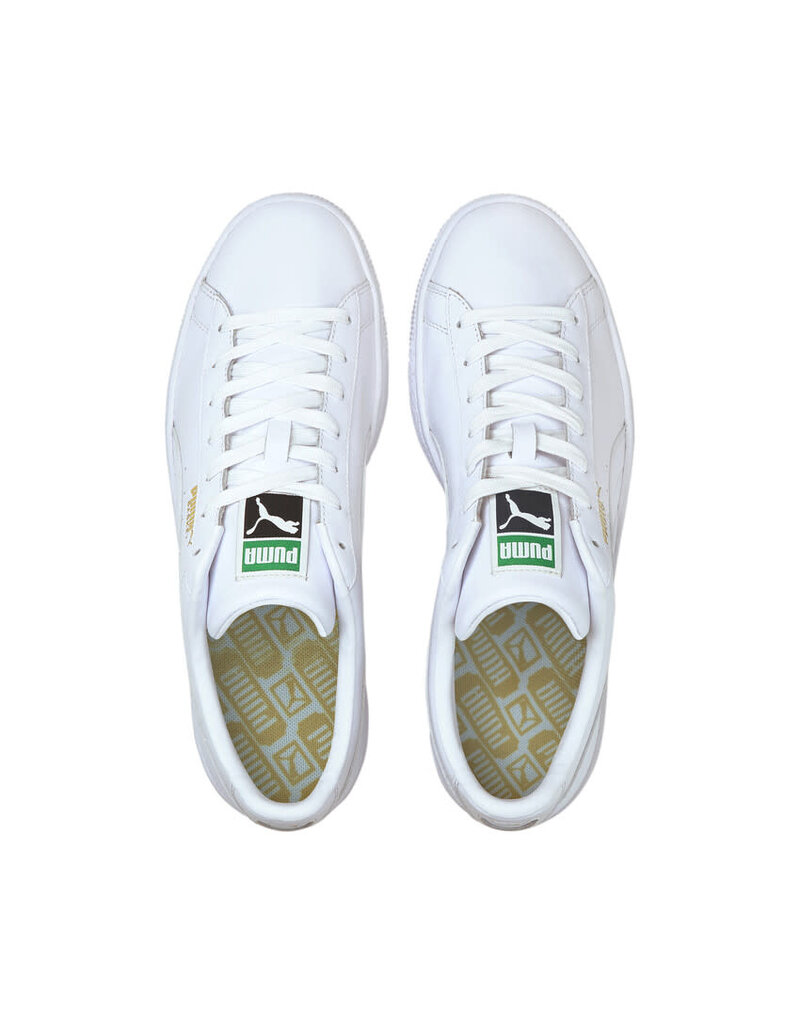 Puma Basket Classic Xxi- White/Gold