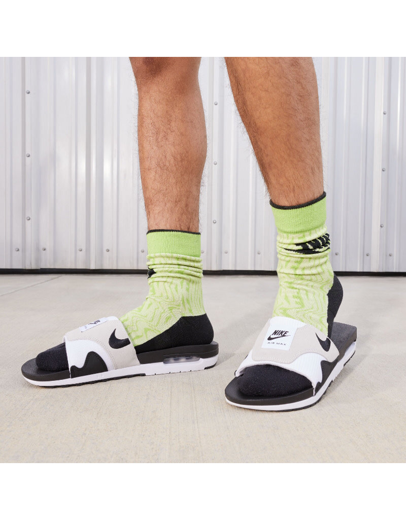 Nike Slides Nike Air Max 1 Slide- White/Black/Light Neutral Grey