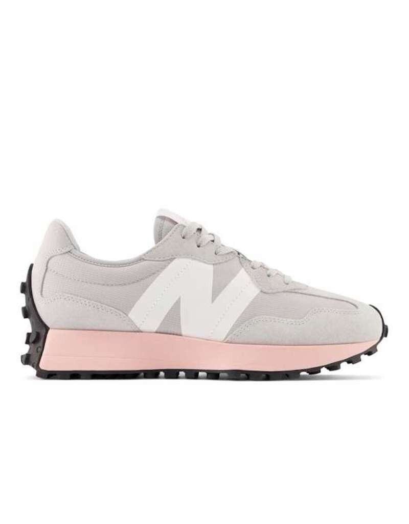 W New Balance WS327- Grey/Coral - Sports Gallery