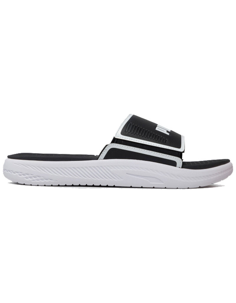 Puma Softride Slide- Black/White