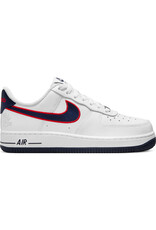 Nike Wmns Air Force 1 '07 Rec V2- White/Obsidian-Unv Red-Wlf Gry
