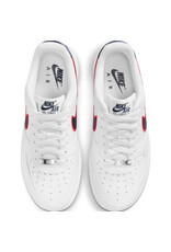 Nike Wmns Air Force 1 '07 Rec V2- White/Obsidian-Unv Red-Wlf Gry