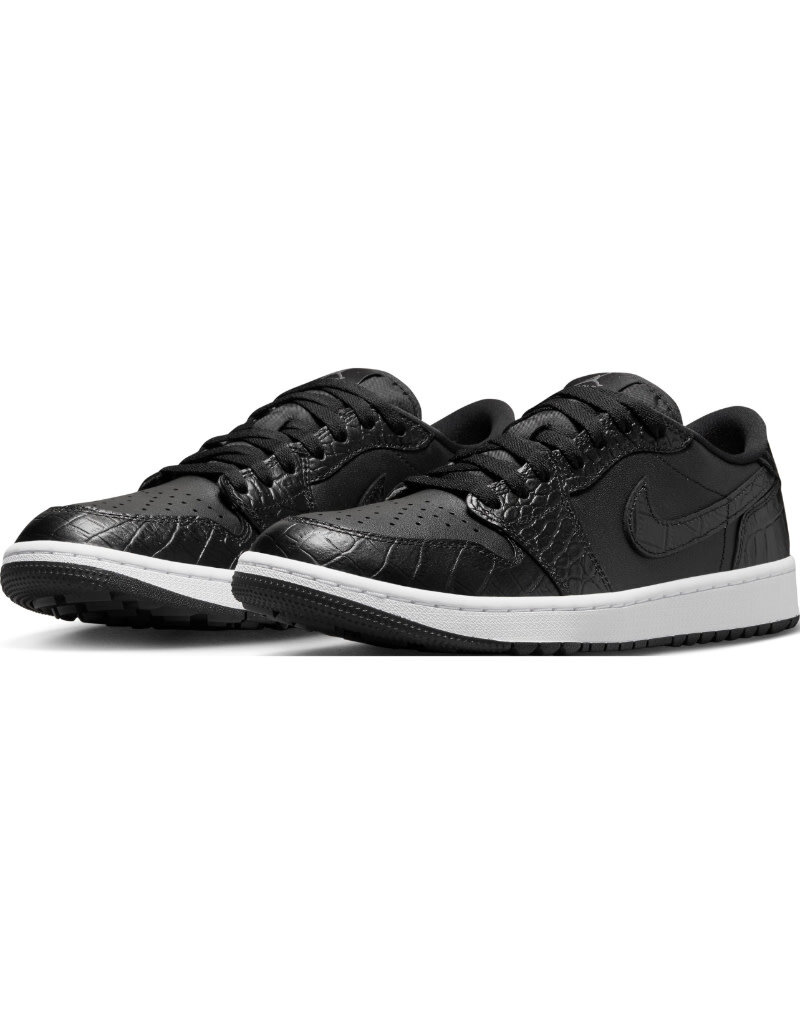 Jordan Air Jordan 1 Low G- Black/Black-Iron Grey-White