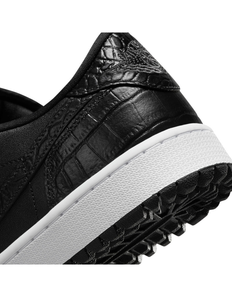 Jordan Air Jordan 1 Low G- Black/Black-Iron Grey-White