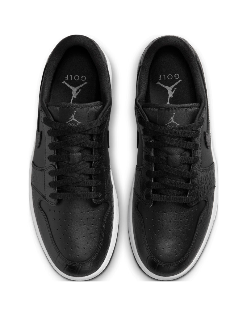 Jordan Air Jordan 1 Low G- Black/Black-Iron Grey-White