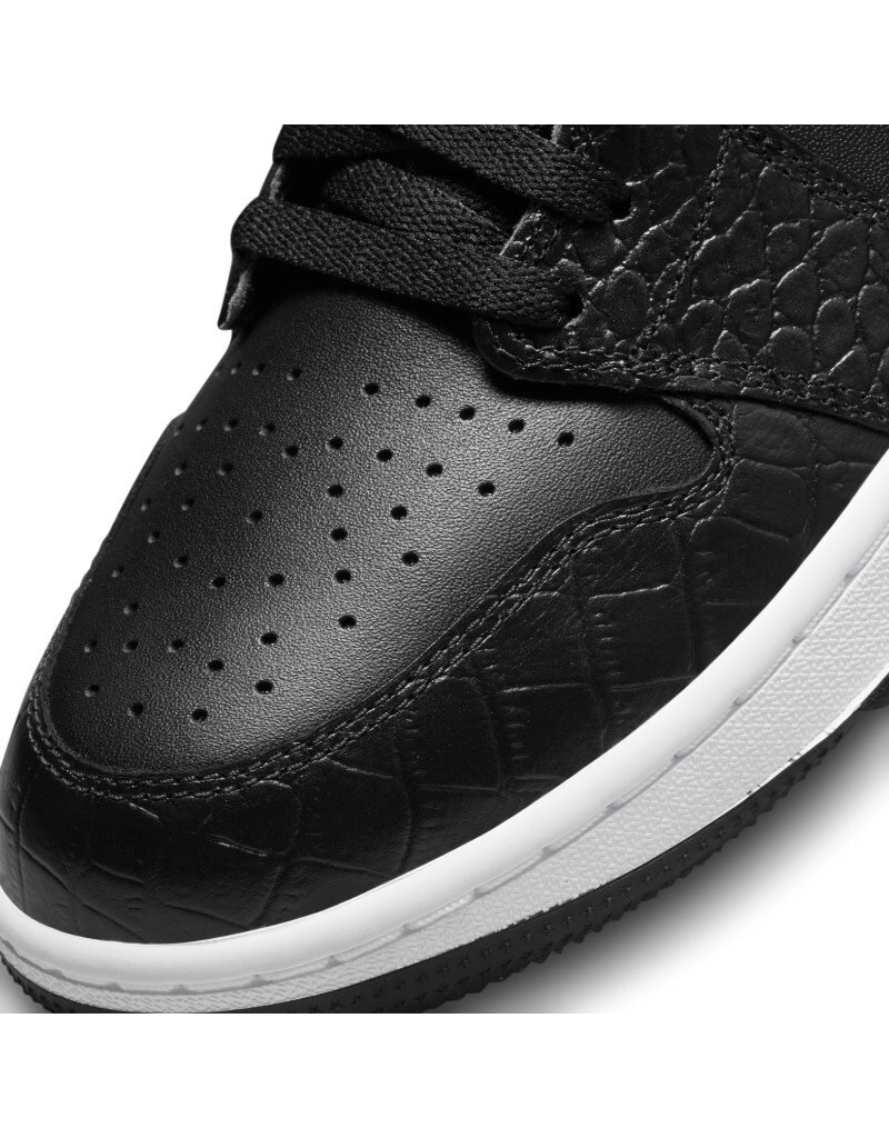 Jordan Air Jordan 1 Low G- Black/Black-Iron Grey-White