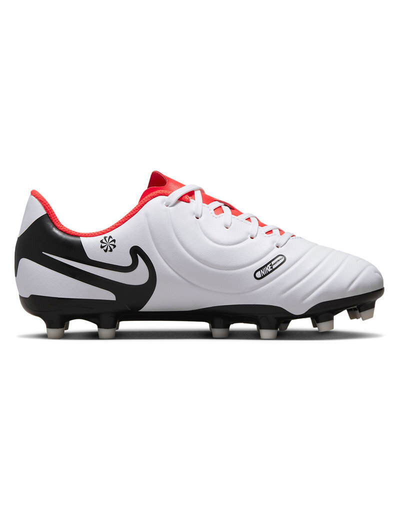 Nike Jr Legend 10 Club Fg/Mg- White/Black/Bright Crimson