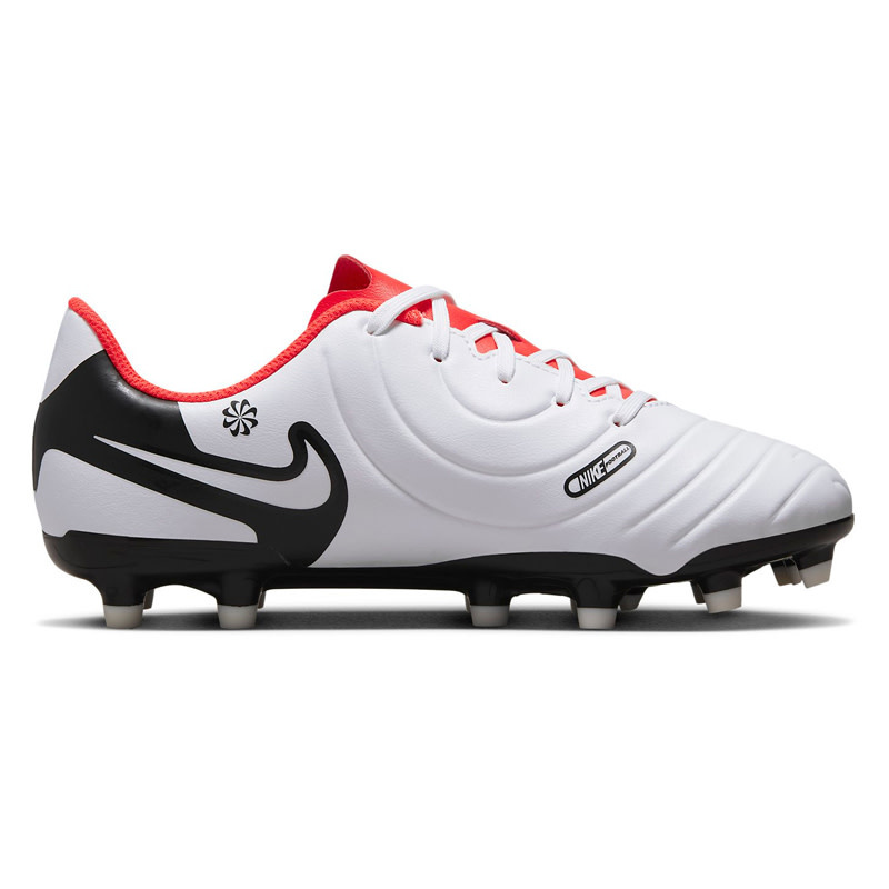 Nike Jr Legend 10 Club Fg/Mg- White/Black/Bright Crimson
