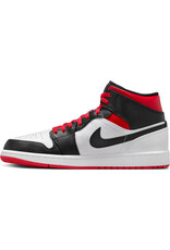 Jordan Air Jordan 1 Mid- White/Red/Black