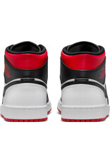 Jordan Air Jordan 1 Mid- White/Red/Black