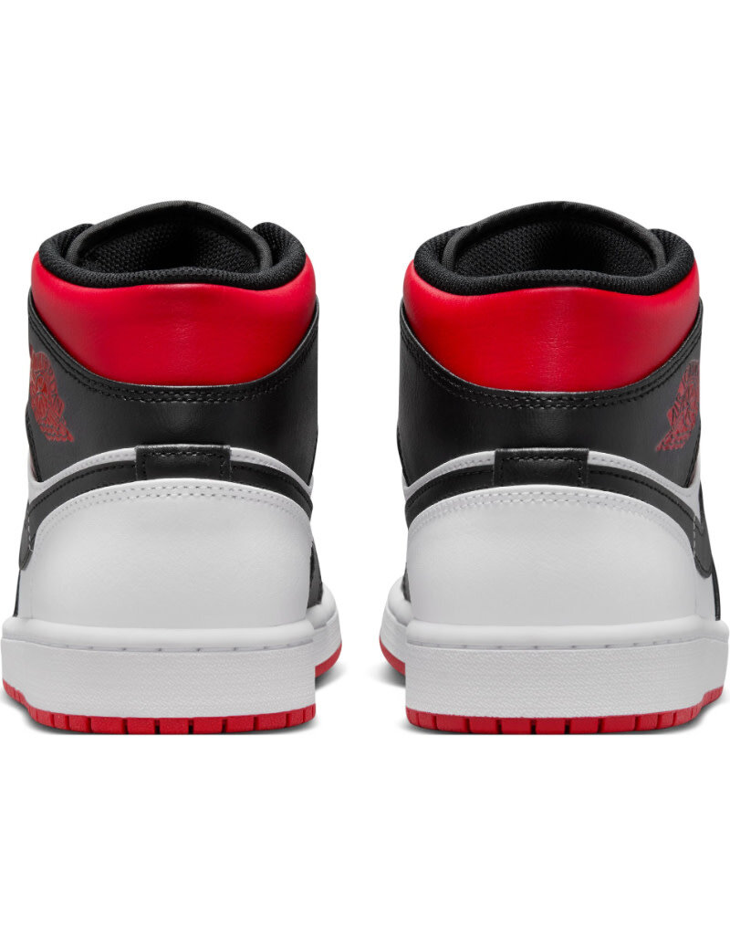Jordan Air Jordan 1 Mid- White/Red/Black