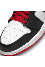 Jordan Air Jordan 1 Mid- White/Red/Black