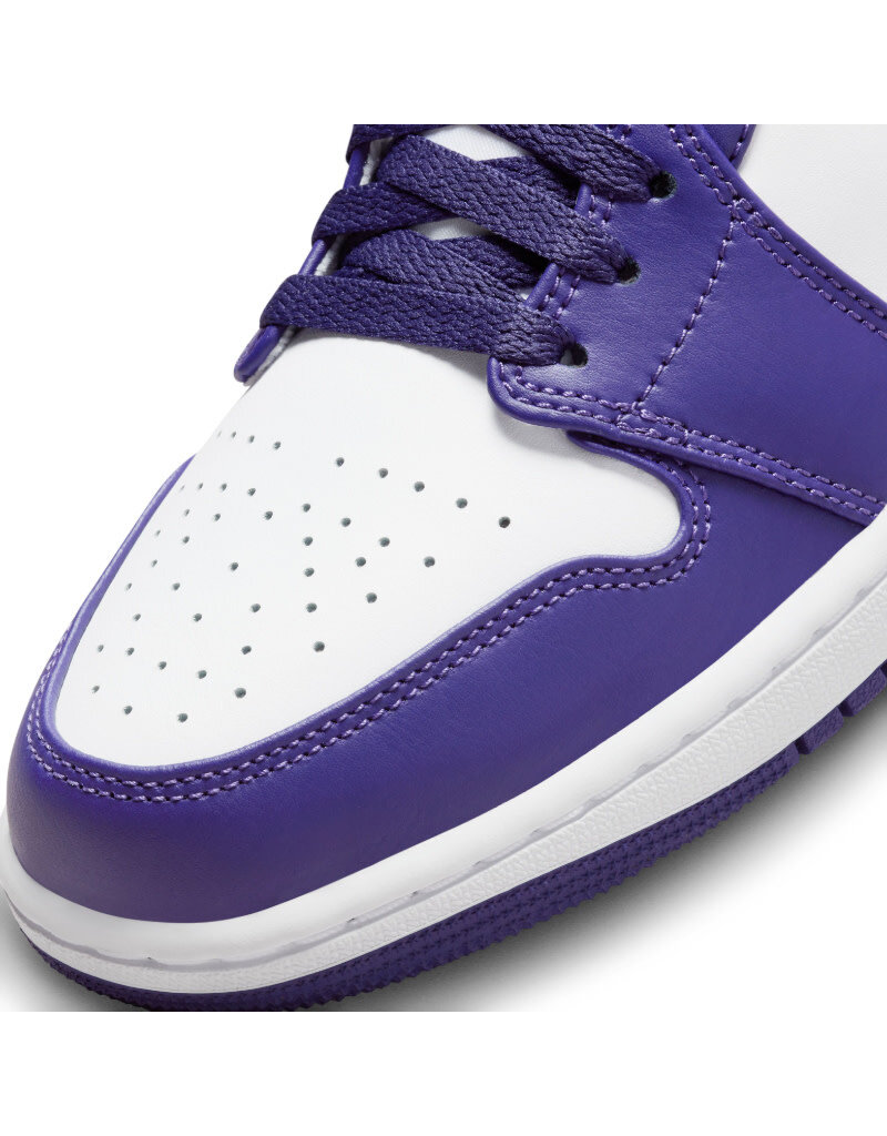 Jordan Air Jordan 1 Low- White/Purple