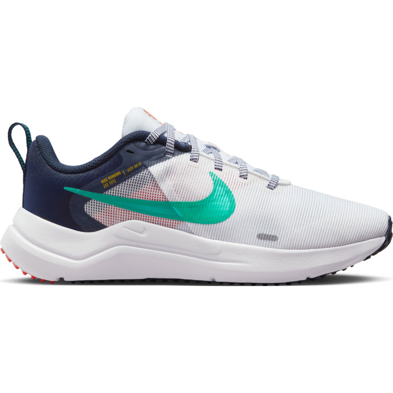 Nike W Nike Downshifter 12- White/Teal/Blue