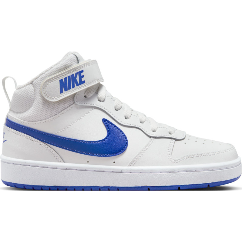 Nike Court Borough Mid 2 Bg- White/Hyper Royal/White