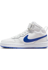 Nike Court Borough Mid 2 Bg- White/Hyper Royal/White Nike Court Borough Mid 2 Bg- White/Hyper Royal/White