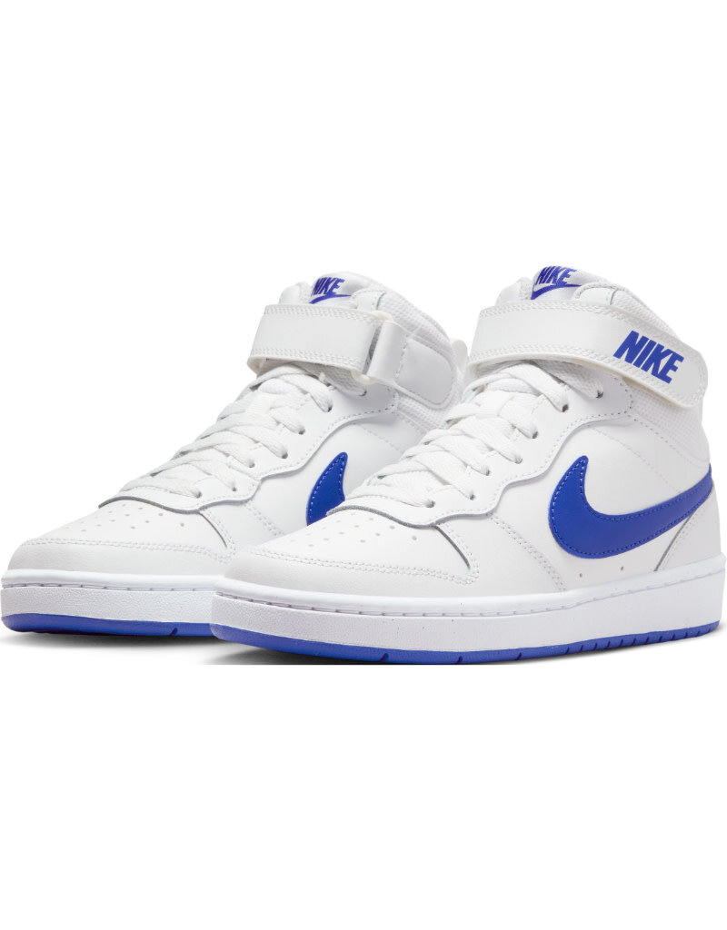 Nike Court Borough Mid 2 Bg- White/Hyper Royal/White