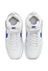 Nike Court Borough Mid 2 Bg- White/Hyper Royal/White Nike Court Borough Mid 2 Bg- White/Hyper Royal/White