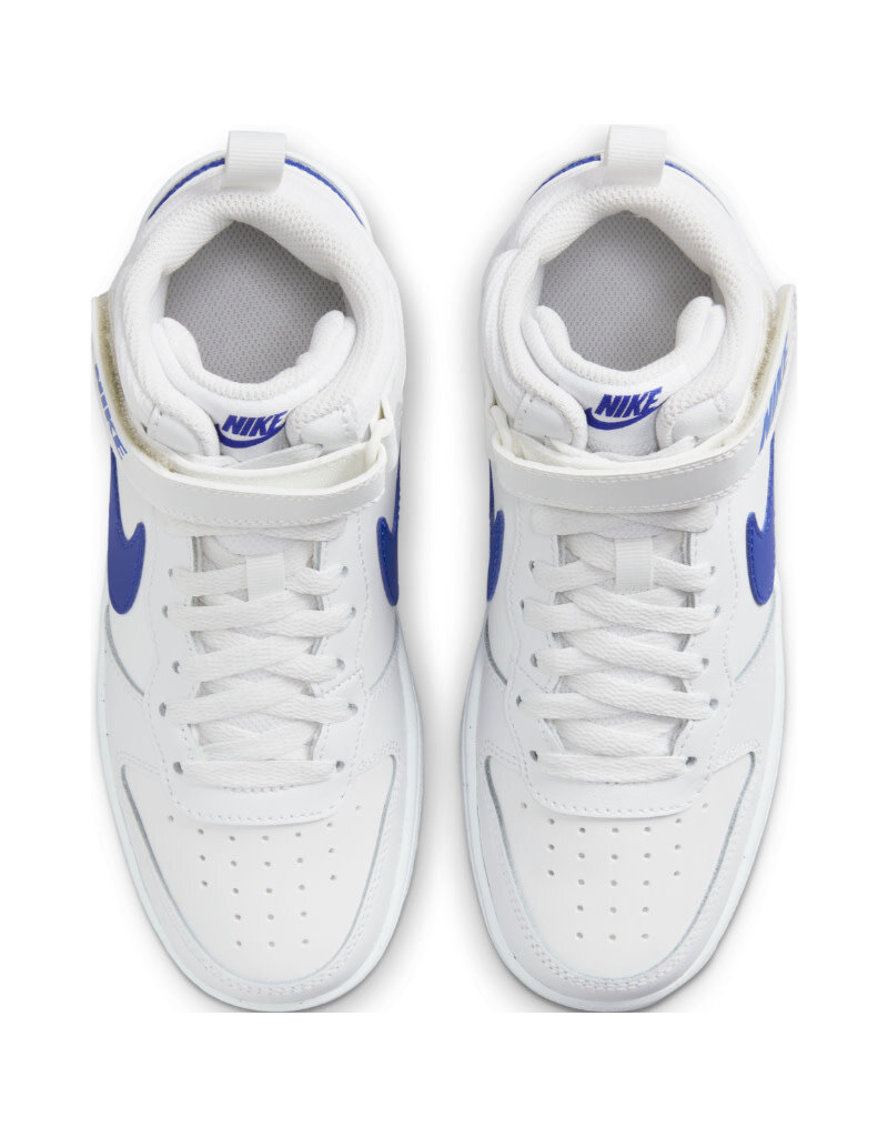 Nike Court Borough Mid 2 Bg- White/Hyper Royal/White
