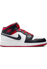 Jordan Air Jordan 1 Mid Bg- White/Red/Black Jordan Air Jordan 1 Mid Bg- White/Red/Black