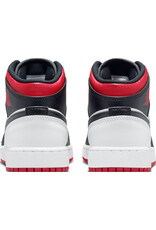 Jordan Air Jordan 1 Mid Bg- White/Red/Black Jordan Air Jordan 1 Mid Bg- White/Red/Black