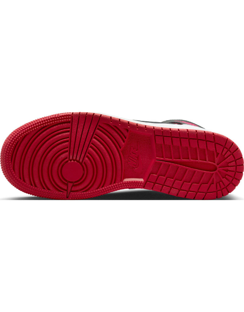 Jordan Air Jordan 1 Mid Bg- White/Red/Black