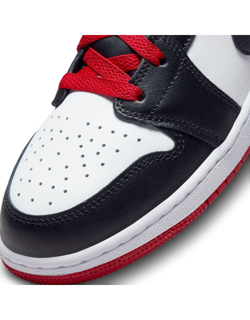 Jordan Air Jordan 1 Mid Bg- White/Red/Black