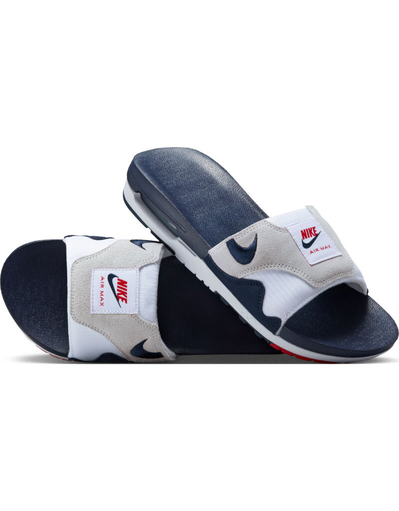 Nike Nike Air Max 1 Slide- White/Navy