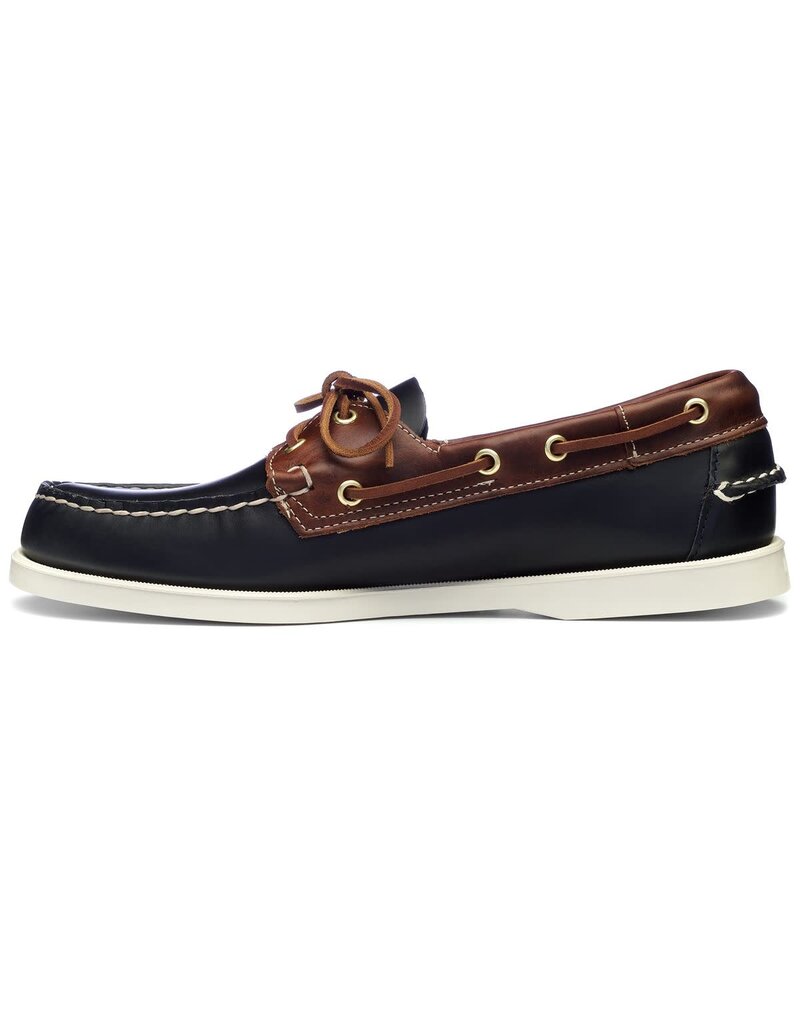 Sebago Portland Waxy Lea- Olive/Black/Brown