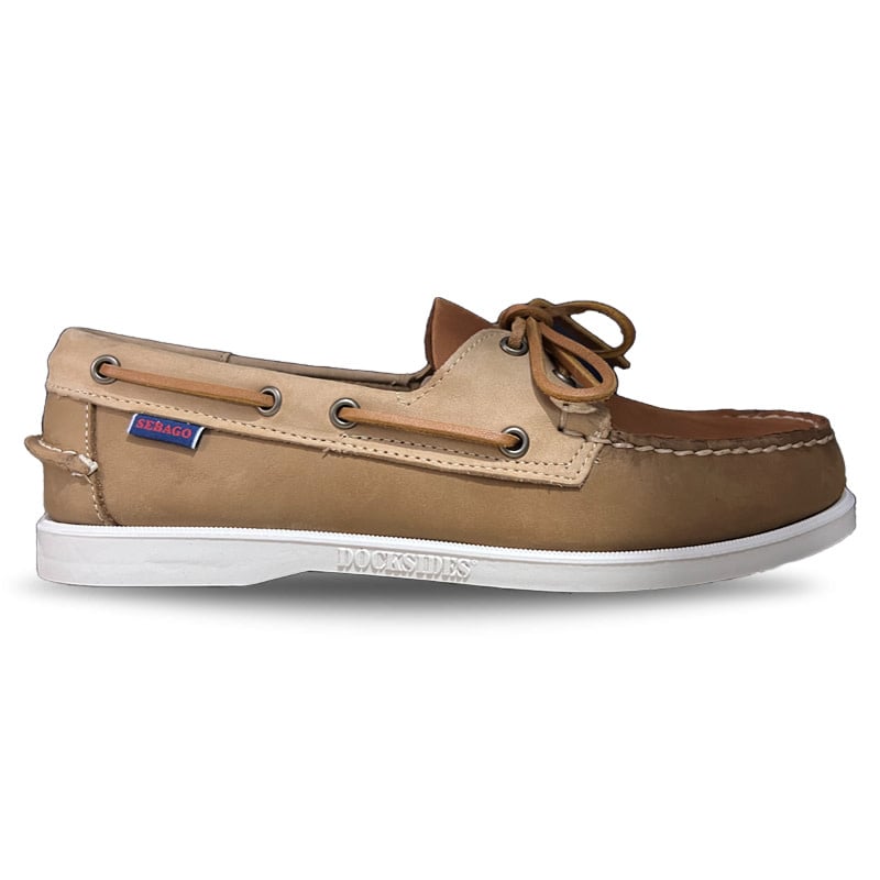Sebago Portland Spinnaker Nbk Wax- Almond/Orange/Taupe