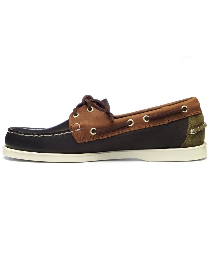 Sebago Portland Lea Oil CH Sue- Blue Navy- Brown Tan- Green Musk