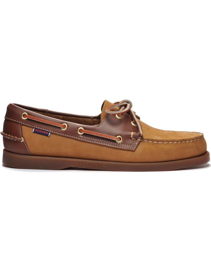 Sebago Portland Spinnaker Nbk Fgl- BrownTan-DkBrown-Gum