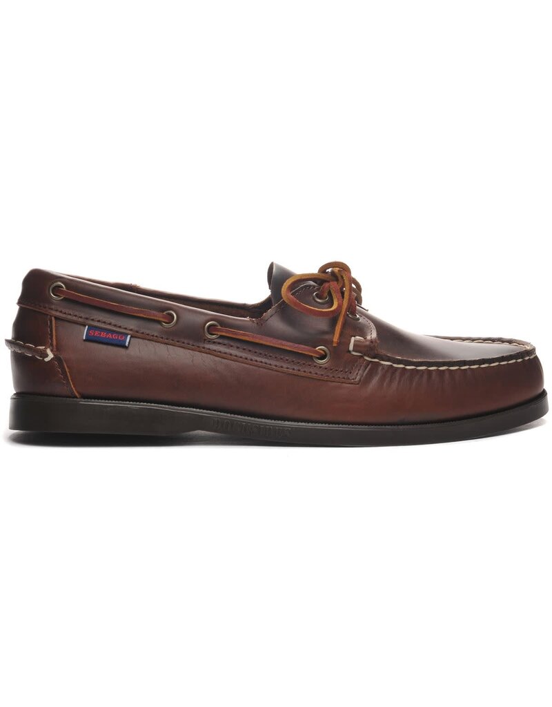 Sebago Docksides Portland Waxed- Brown-Gum/Brown Dk Ocra