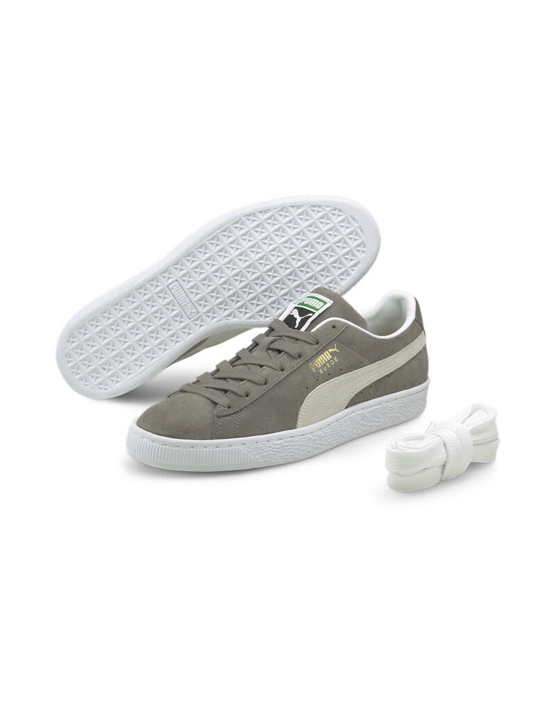 Puma Suede Classic Xxi- Steel Gray/White