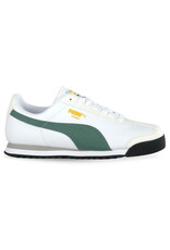 Puma Roma Basic- White/Green Puma Roma Basic- White/Green
