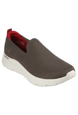 Skechers Go Walk Flex - Rightful- Brown/Red