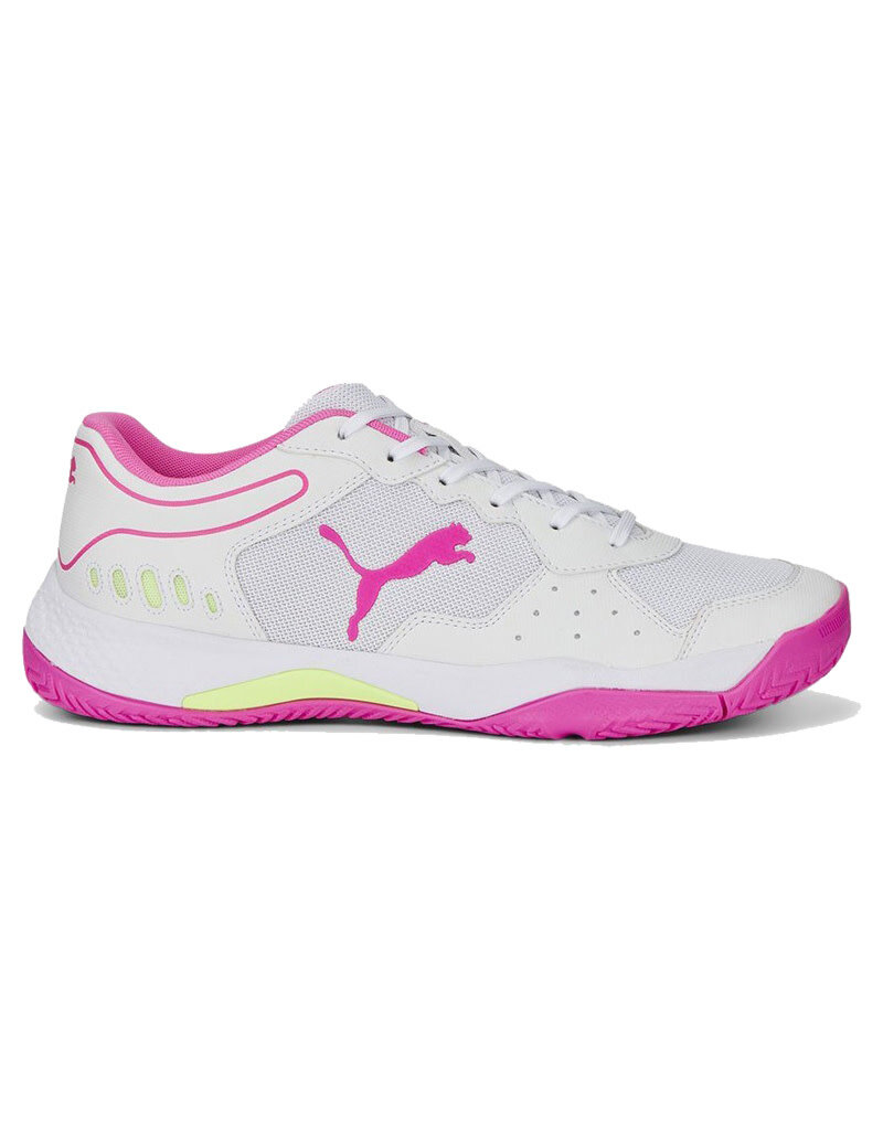 Puma Wmns Solarsmash Rct- White/Pink/Yellow
