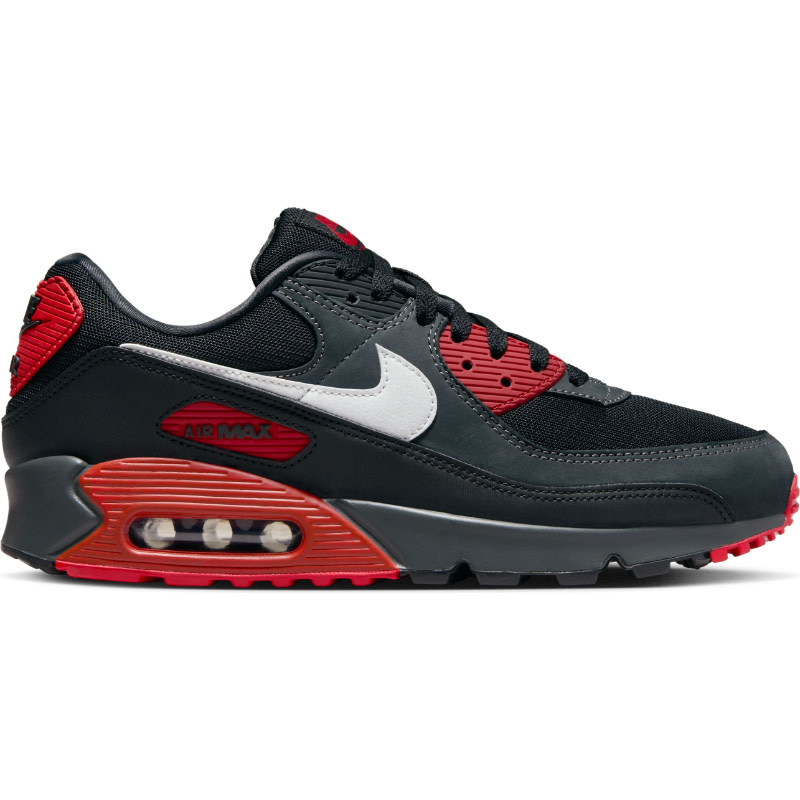 Nike Air Max 90- Black/Red/White - Sports Gallery