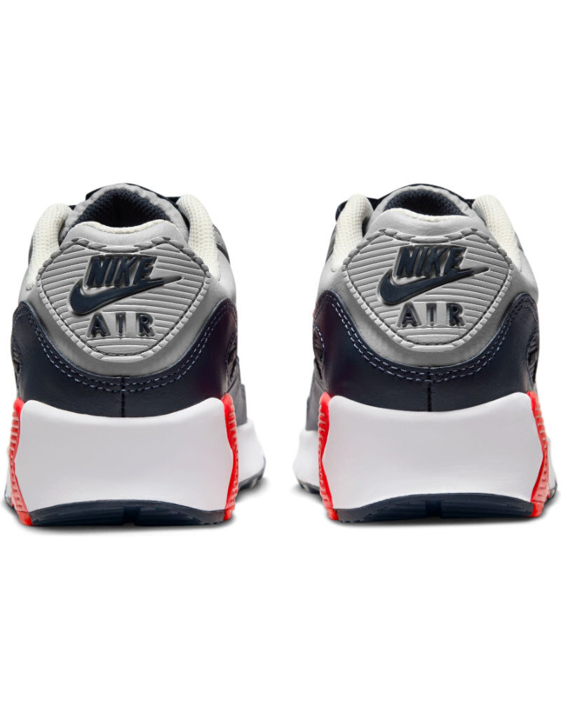 Nike Nike Air Max 90 Ltr Gs- Grey/Red/Navy