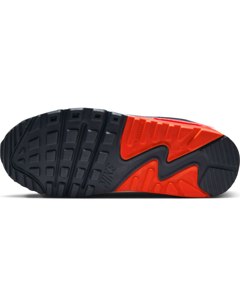Nike Nike Air Max 90 Ltr Gs- Grey/Red/Navy