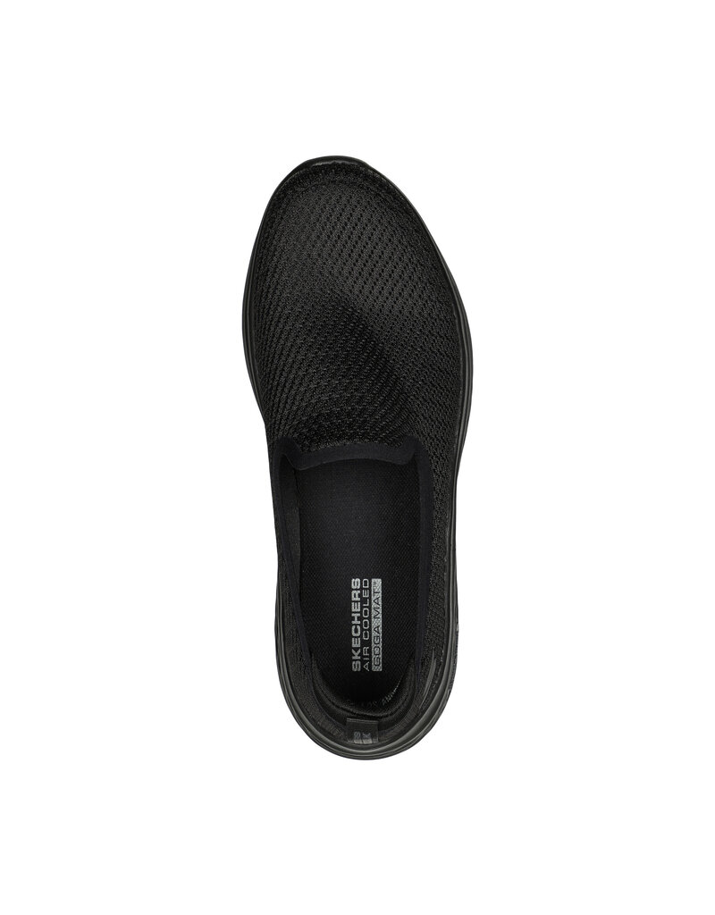 Skechers Wmns Go Walk Hyper Burst - Vivid O- Black/Black