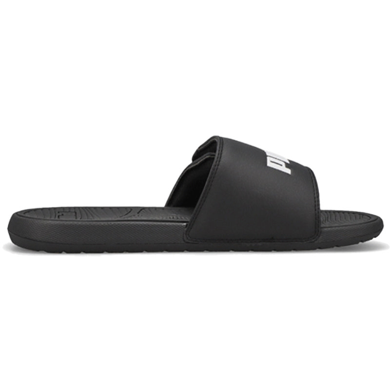 Puma Jr Cool Cat 2.0 V Bx Slide- Black/White/Black - Sports Gallery