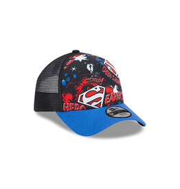 New Era Chyt Dc Print Trucker Superman- Blue/Red