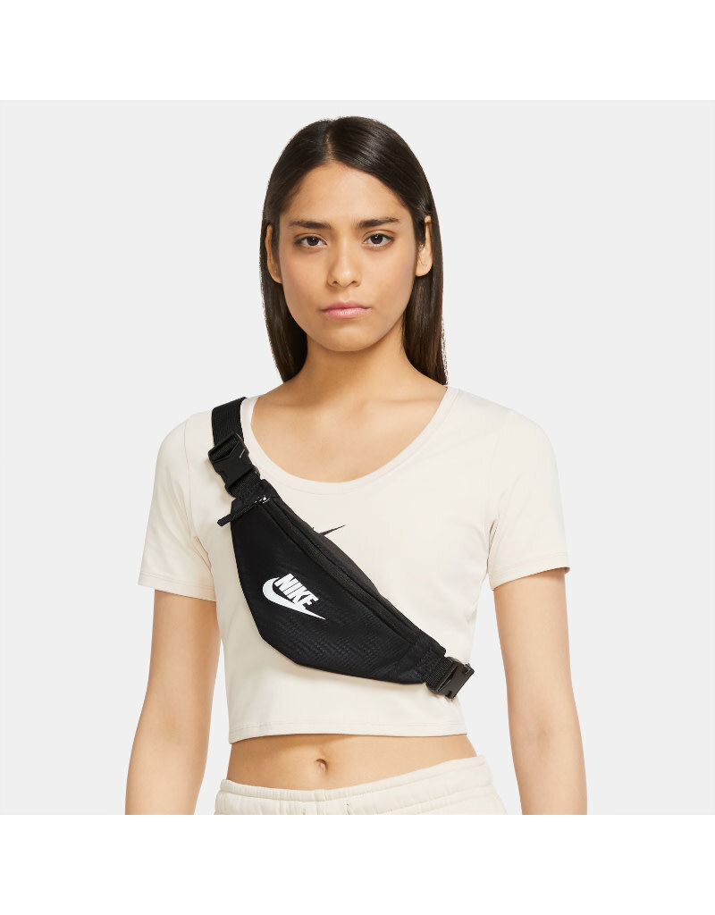 Nike S Nk Heritage S Waistpack- Black/White