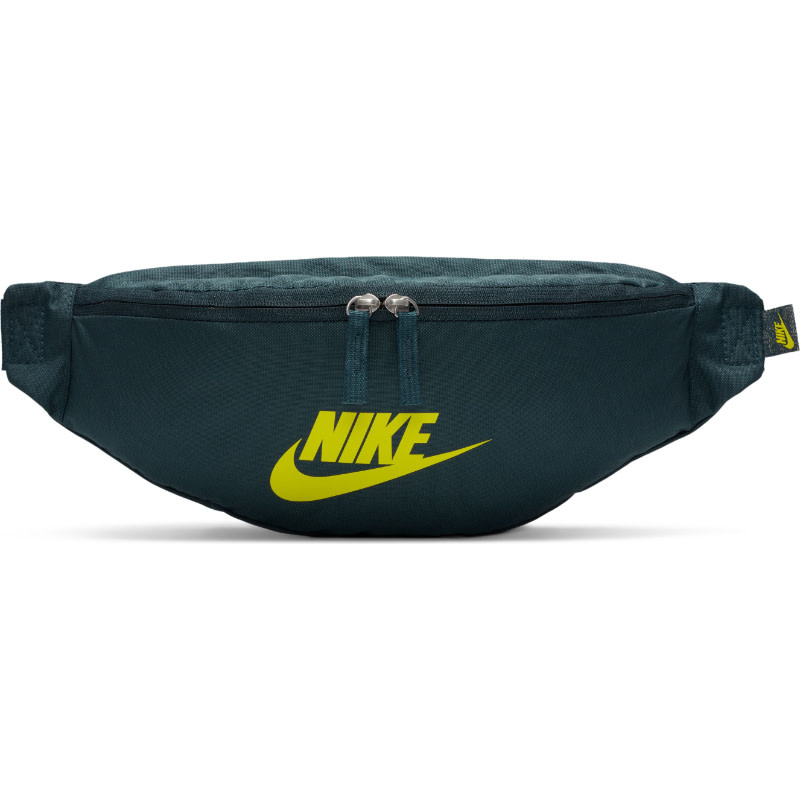 Nike Nk Heritage Waistpack- Forest Green/Neon - Sports Gallery