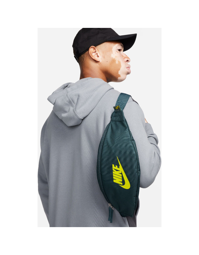 Nike Nk Heritage Waistpack Forest Green Neon Sports Gallery