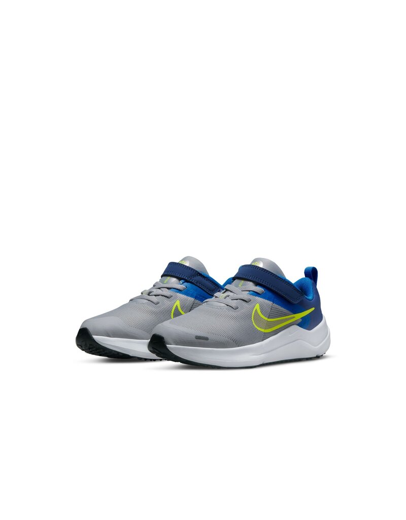 Nike Nike Downshifter 12 Nn (PSV)- Grey/Blue/Neon