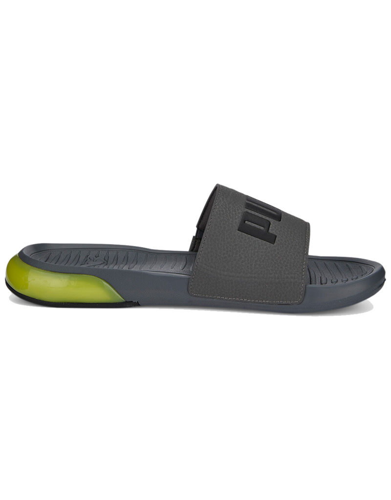 Puma Viz Cat Slide- Grey/Neon