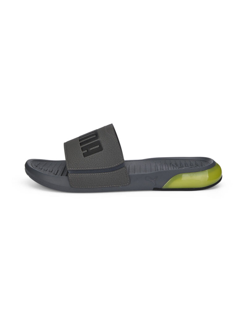 Puma Viz Cat Slide- Grey/Neon