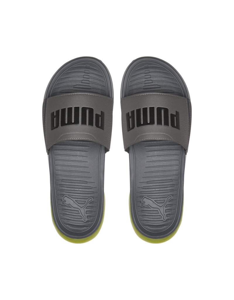 Puma Viz Cat Slide- Grey/Neon
